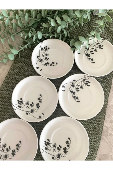Areyma Eylül Model 6’lı Çay Tabağı - Resim 3