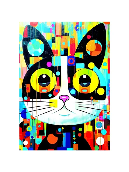 Ks Games Puzzle 300 Parça Abstract Cat 19262 - Resim 2