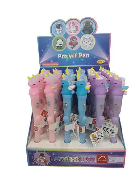 Joyland Projeksiyon Tükenmez Kalem (Unicorn)-3/S (36 Lı Paket) ürün görseli 1