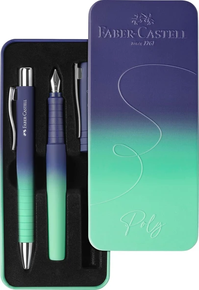 Faber-Castell Poly Ball Hediye Kalem Seti Buzzing Blue 5191241055000 ürün görseli 1
