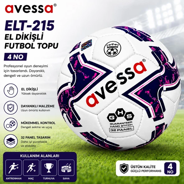 Avessa Elt-214 El Dikişli Futbol Topu No4 ürün görseli 1