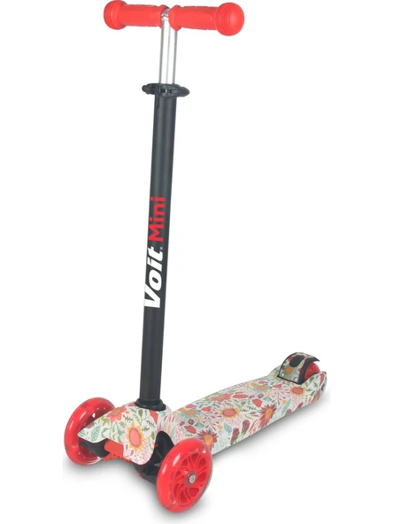 Voit Scooter 218 Işıklı 3 Teker Graffiti 55 - Resim 2