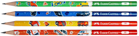 Faber-Castell Kurşun Kalem City Squad 2B (72 Li Paket) ürün görseli 1