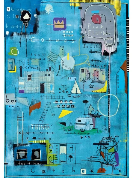 Ks Games Puzzle 1000 Parça Blue Composition 20685 - Resim 2