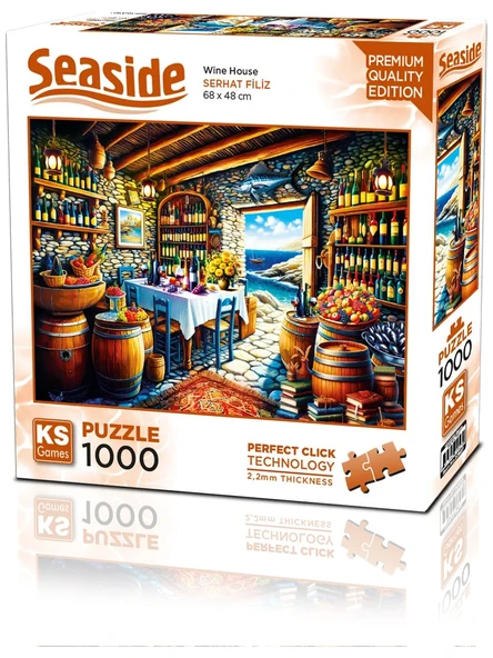 Ks Games Puzzle 1000 Parça Wine House 20827 ürün görseli 1