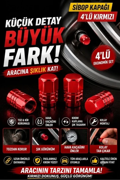 Alüminyum Altıgen Sibop Kapağı 4'lü Sibob Kapağı 4 adet ürün görseli 1