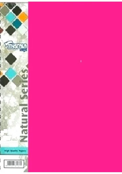 Özkan Defter A4 120 Yaprak Çizgili Tel Sp.Sert Kapak Koyu Pembe ürün görseli 1