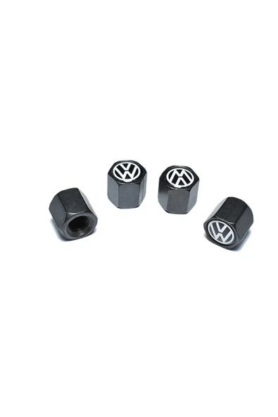 Volkswagen Passat B7 2011-2014 Metal Sibop Kapağı 4 Adet (siyah-beyaz) ürün görseli 1