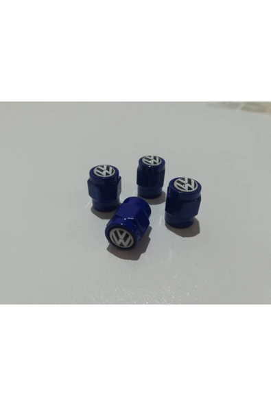 Volkswagen Logolu Lüks Metal Sibop Kapağı Mavi ürün görseli 1