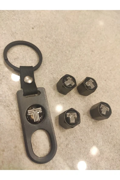 Metal Sibop Kapağı Ve Anahtarlık Set Tofaş Logolu ürün görseli 1