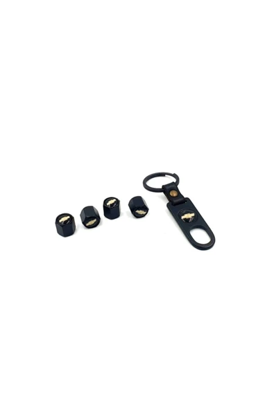 Chevrolet Logolu Metal Sibop Kapağı Seti Ve Chevrolet Metal Anahtarlık Seti ürün görseli 1