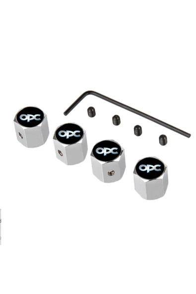 Opel Combo 2006-2010 Opc Logolu Sibop Kapağı Krom Renk Alyanlı Çalınmaya Karşı Güvenli ürün görseli 1