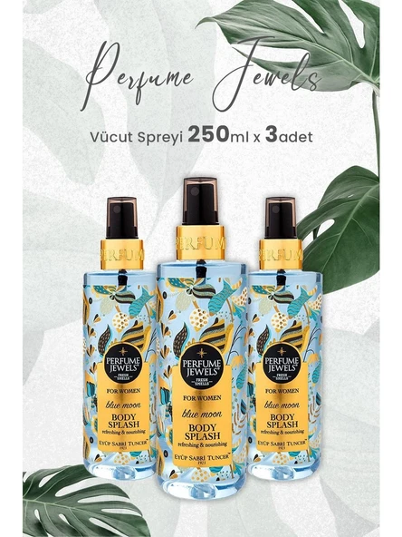 Eyüp Sabri Tuncer Body Splash Blue Moon Spreyi 250 Ml x 3 Adet ürün görseli 1