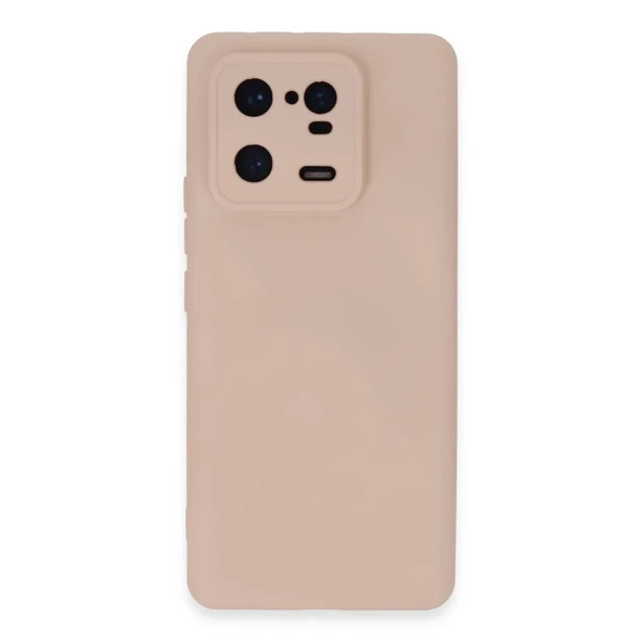 Xiaomi Mi 13 Pro Kılıf Nano İçi Kadife Silikon - Pudra ürün görseli 1