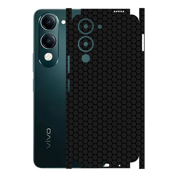 Vivo Y29S ile Uyumlu Bumper Serisi Premium Kaplama 360  Siyah ürün görseli 1