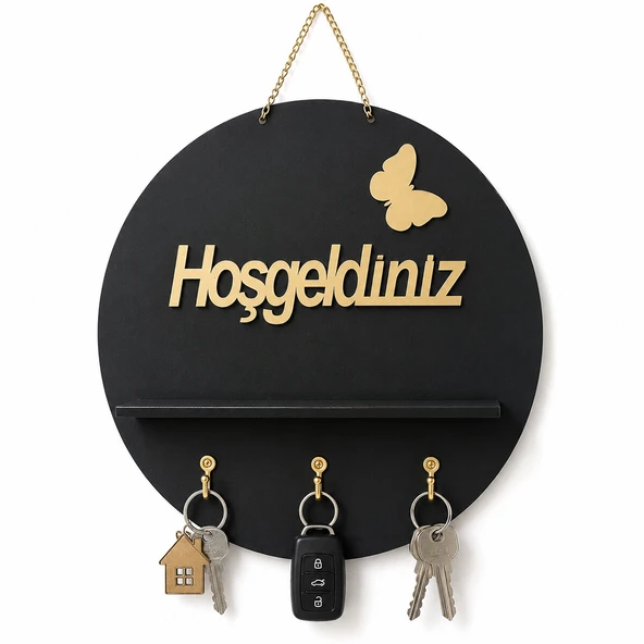 YUVARLAK ANAHTARLIK HOŞGELDİNİZ (5224) ürün görseli 1