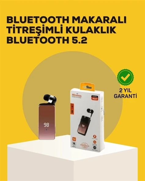 LED Ekranlı, Ses Kontrol Düğmeli Kulaklık – Şarj Durumunu ve Ses Seviyesini Anında Yönetin ürün görseli 1