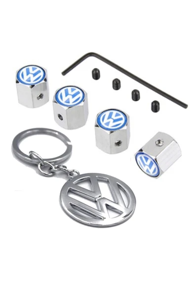 Volkswagen Passat Cc 2008-2012 Mavi Logolu Sibop Kapağı Krom Alyanlı Model Ve Anahtarlık ürün görseli 1