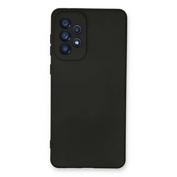Samsung Galaxy A33 5g Kılıf Nano İçi Kadife Silikon - Siyah ürün görseli 1