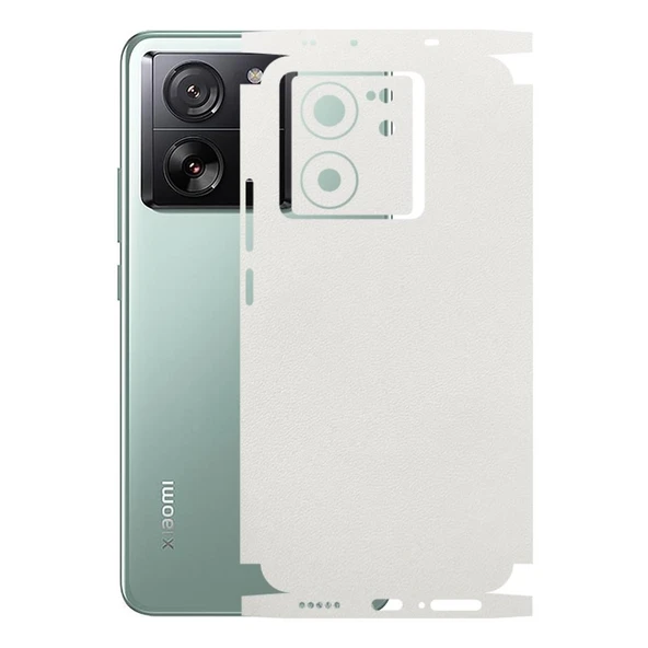 Xiaomi 13T ile Uyumlu Bumper Serisi Premium Kaplama 360  Beyaz ürün görseli 1