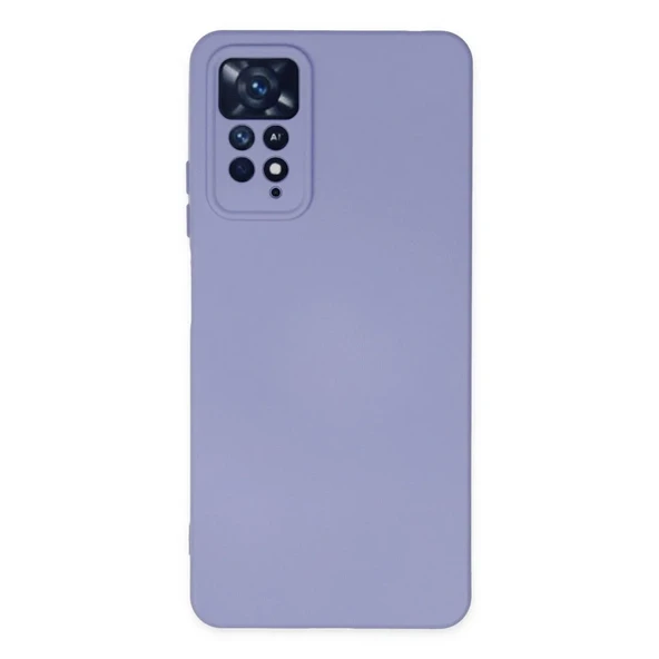 Xiaomi Redmi Note 11 Pro Kılıf Nano İçi Kadife Silikon - Lila ürün görseli 1