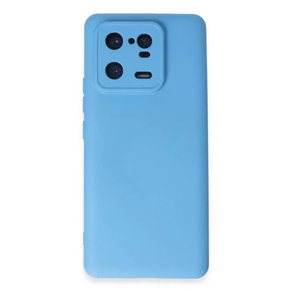 Xiaomi Mi 13 Pro Kılıf Nano İçi Kadife Silikon - Mavi ürün görseli 1