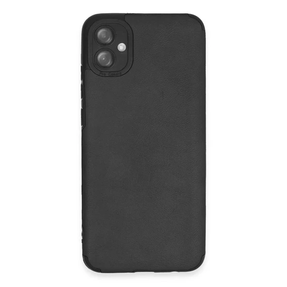 Samsung Galaxy A04e Kılıf Loop Deri Silikon - Siyah - Resim 10