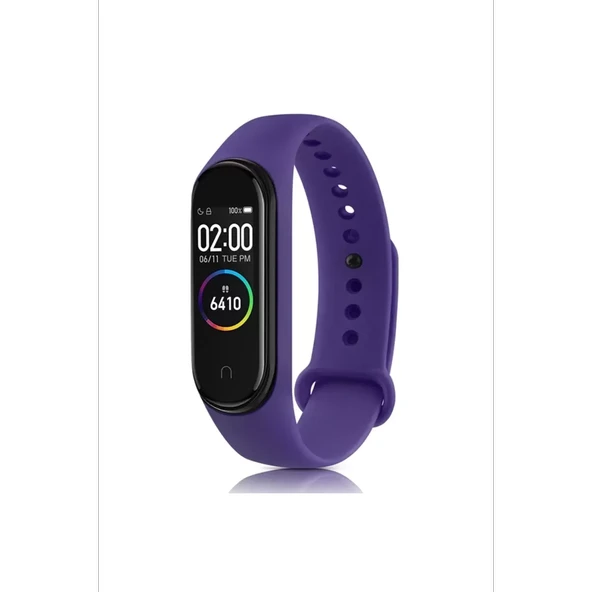 Xiaomi Mi Band 4 Klasik Kordon - Mor - Resim 2