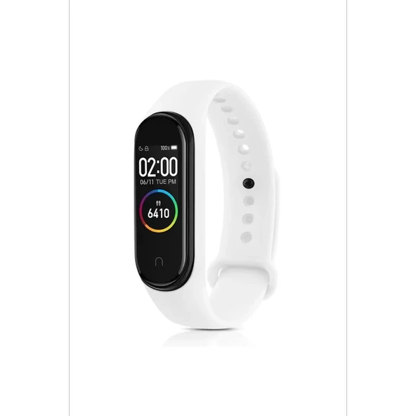 Xiaomi Mi Band 4 Klasik Kordon - Beyaz - Resim 2