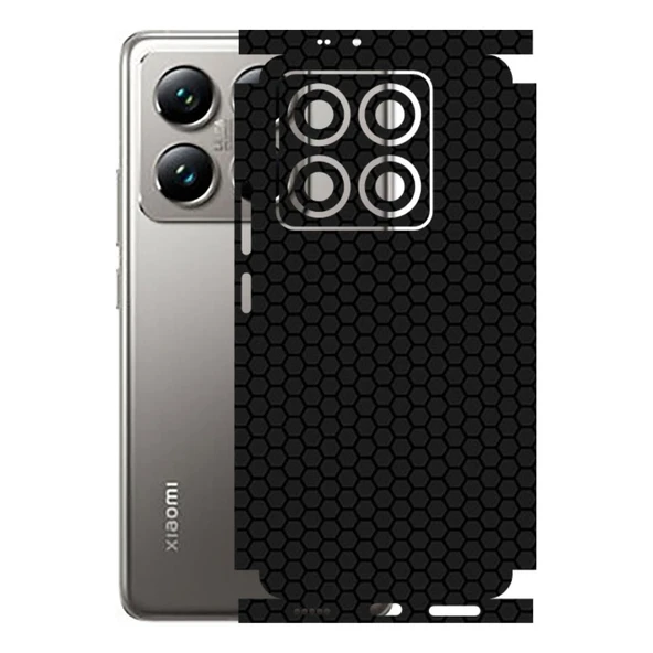 Xiaomi 14T Pro ile Uyumlu Bumper Serisi Premium Kaplama 360  Siyah ürün görseli 1