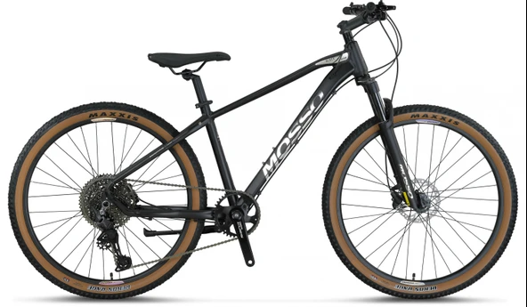MOSSO BLACK EDITION-27 CUES ERKEK DAĞ BİSİKLETİ 457H HD 27.5 JANT 11 VİTES MAT SİYAH CHROME ürün görseli 1