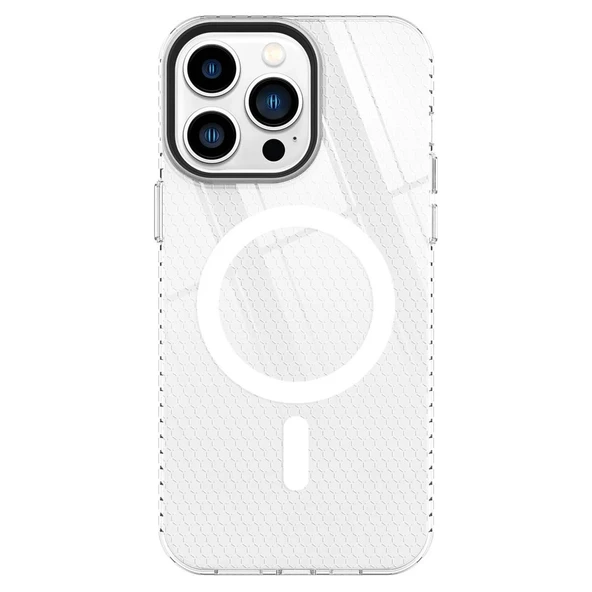 Apple İphone 14 Pro Kılıf Beta Magneticsafe Silikon - Şeffaf ürün görseli 1