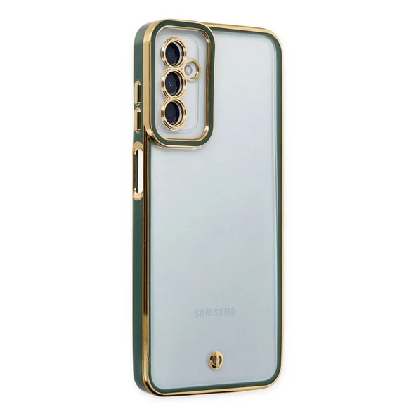 Samsung Galaxy M23 Kılıf Liva Lens Silikon - Yeşil ürün görseli 1