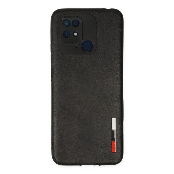 Xiaomi Redmi 10c Kılıf Loop Deri Silikon - Siyah - Resim 2