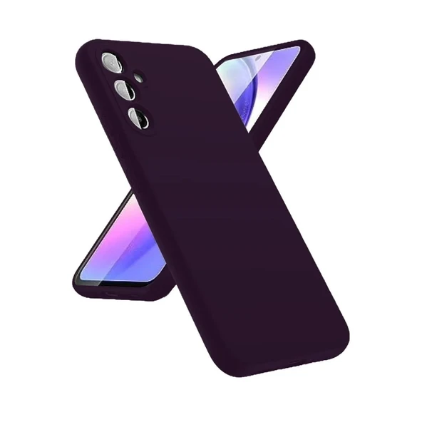 Samsung Galaxy A24 4g Kılıf First Silikon - Mor ürün görseli 1