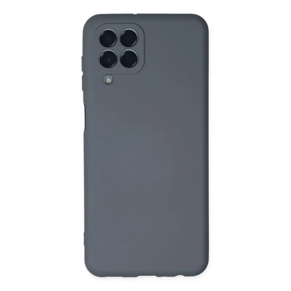 Samsung Galaxy M33 Kılıf Nano İçi Kadife Silikon - Gri ürün görseli 1