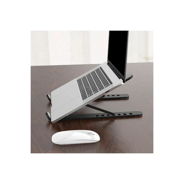 P1 Abs Laptop Standı - Siyah - Resim 8