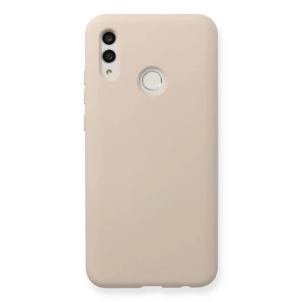 Huawei P Smart 2019 Kılıf Nano İçi Kadife Silikon - Pudra ürün görseli 1