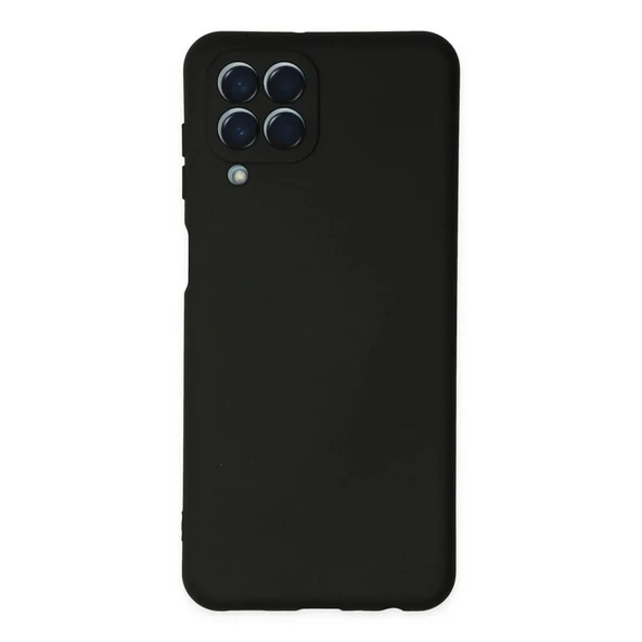 Samsung Galaxy M33 Kılıf Nano İçi Kadife Silikon - Siyah ürün görseli 1