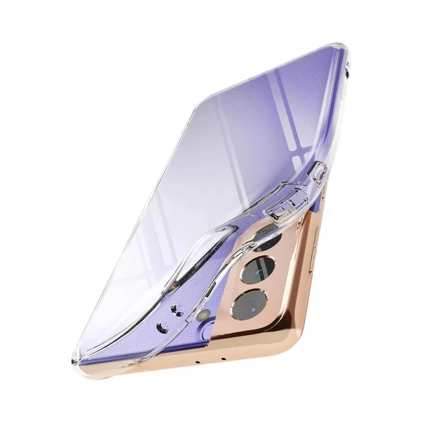 Samsung Galaxy S21 Plus Kılıf Lüx Şeffaf Silikon ürün görseli 1