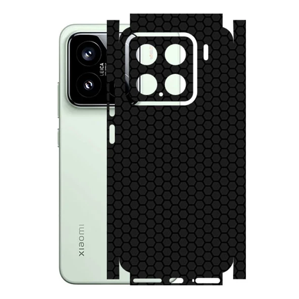 Xiaomi 15 ile Uyumlu Bumper Serisi Premium Kaplama 360  Siyah ürün görseli 1
