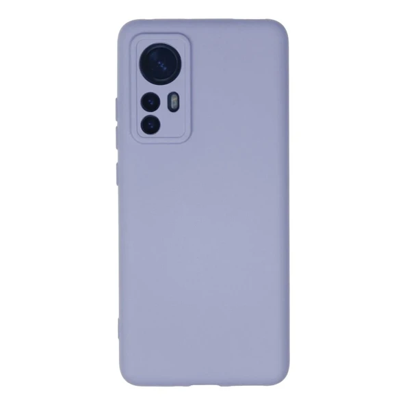 Xiaomi Mi 12 Kılıf Nano İçi Kadife Silikon - Lila ürün görseli 1