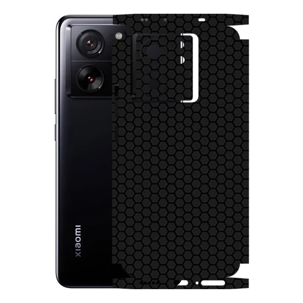 Xiaomi 13T Pro ile Uyumlu Bumper Serisi Premium Kaplama 360  Siyah ürün görseli 1