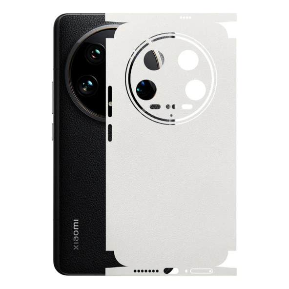 Xiaomi 14 Ultra ile Uyumlu Bumper Serisi Premium Kaplama 360  Beyaz ürün görseli 1