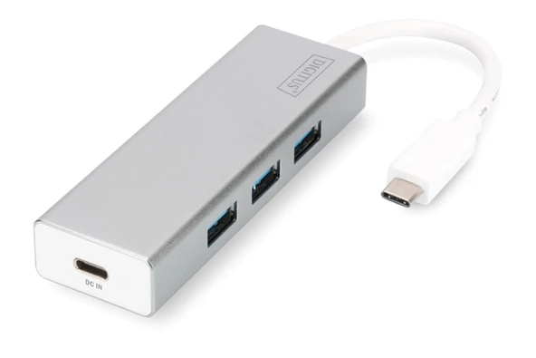 Digitus DA-70242 USB 3.0 Hub,3xUSB 3.0port,1xUSB ürün görseli 1
