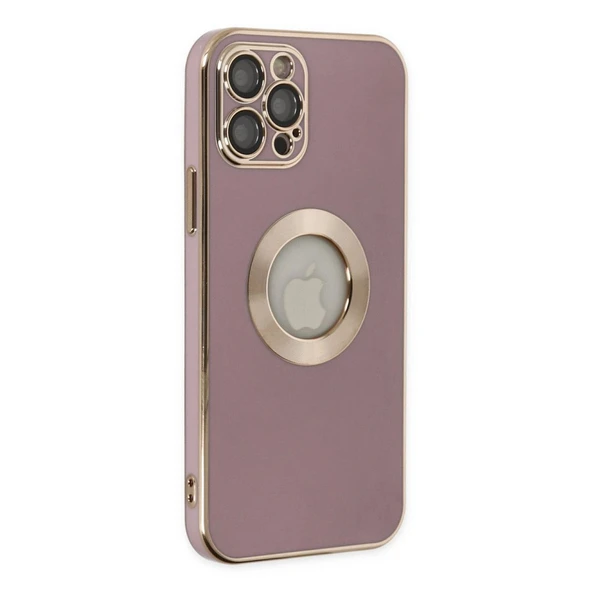 Apple İphone 12 Pro Kılıf Store Silikon - Mor - Resim 4