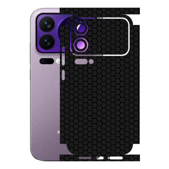 Xiaomi 17 Pro Max ile Uyumlu Bumper Serisi Premium Kaplama 360  Siyah ürün görseli 1
