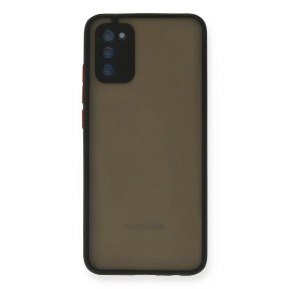 Samsung Galaxy A02s Kılıf Montreal Silikon Kapak - Siyah ürün görseli 1