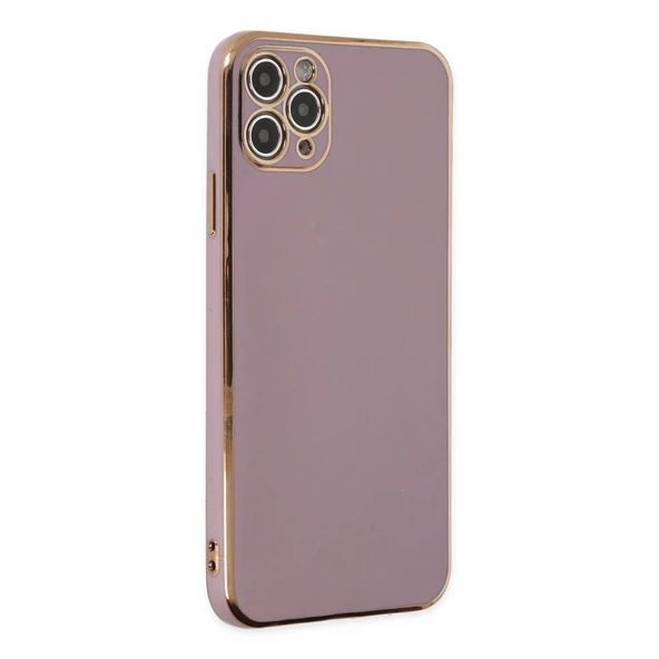 Apple İphone 11 Pro Max Kılıf Volet Silikon - Mor - Resim 12