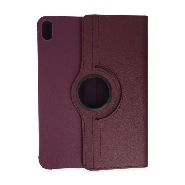 Apple İpad 2022 10.9 (10.nesil) Kılıf 360 Tablet Deri Kılıf - Mürdüm ürün görseli 1